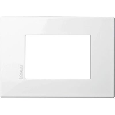 B-Ticino Axolute Air - Witte 3-modules Plaat - Plaat B-Ticino Axolute Air - Witte 3-modules Plaat - Plaat