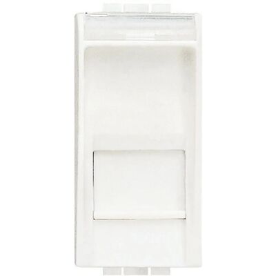 Connettore dati RJ45 UTP Cat.5 Bticino - Bianco Connettore dati RJ45 UTP Cat.5 Bticino - Bianco