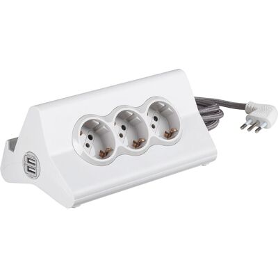 Extensión de corriente BTicino S3713DBU 2m Blanco Extensión de corriente BTicino S3713DBU 2m Blanco