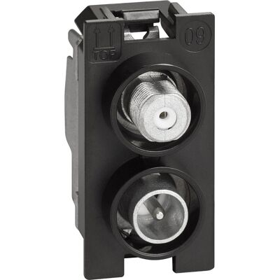Bticino K4214D Einzelne TV/Sat Basis - Innen IP20 Bticino K4214D Einzelne TV/Sat Basis - Innen IP20