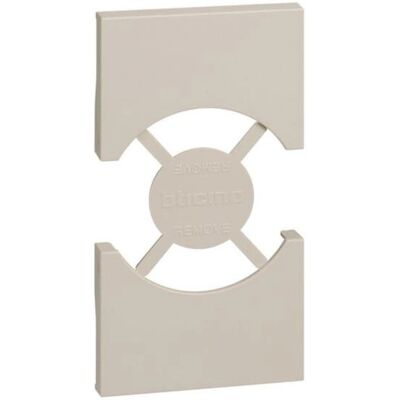 Bticino Living Now Plaque Murale - 2 Modules - Sable - Cover pour Prise Standard - Publicité Bticino Living Now Plaque Murale - 2 Modules - Sable - Cover pour Prise Standard - Publicité