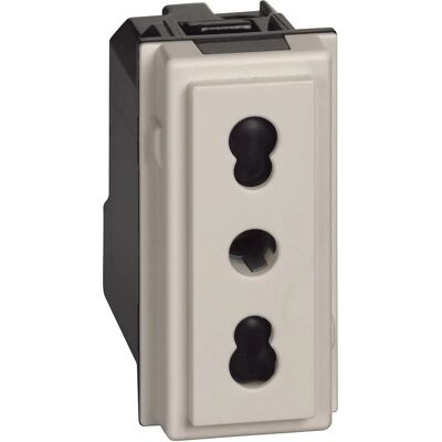 Bticino KM4180 Steckdose - Italienischer 2P+T 16A - Innenbereich Bticino KM4180 Steckdose - Italienischer 2P+T 16A - Innenbereich