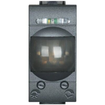 Bticino L4431N Bewegungsmelder - Antrazit - 1 Modul Bticino L4431N Bewegungsmelder - Antrazit - 1 Modul