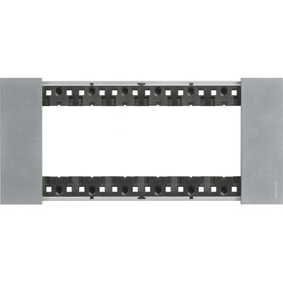 Legrand KA4806NW Plaque Murale - Zamak, Lune, 6 Modules - Capot Interrupteur Legrand KA4806NW Plaque Murale - Zamak, Lune, 6 Modules - Capot Interrupteur