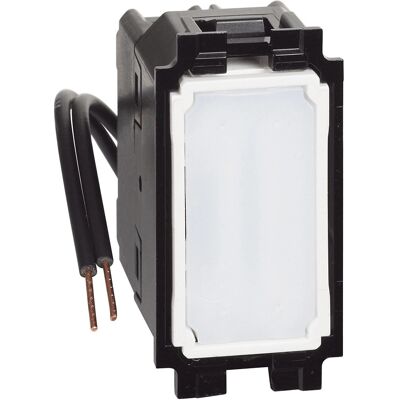 Interrupteur Lumineux Bticino K4004L - 1 Module - Blanc - Publicité Interrupteur Lumineux Bticino K4004L - 1 Module - Blanc - Publicité