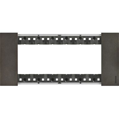 Plaque B-Ticino Space KA4806NG - Capot pour interrupteur 6 Modules Plaque B-Ticino Space KA4806NG - Capot pour interrupteur 6 Modules