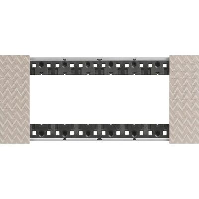 Legrand KA4806MM Wandplatte - 6 Module - Optic Pixel Legrand KA4806MM Wandplatte - 6 Module - Optic Pixel