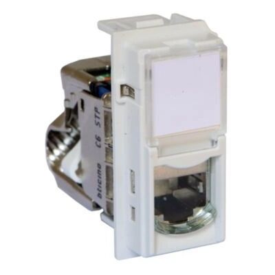 Connecteur Réseau Bticino KW4279C6S - Cat6 STP, Blanc - Publicité Connecteur Réseau Bticino KW4279C6S - Cat6 STP, Blanc - Publicité