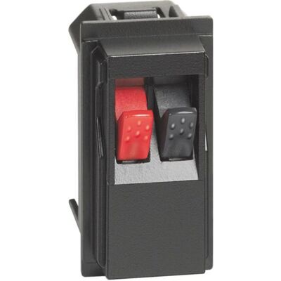Legrand KG4294 - Speaker Connector - Zwart Legrand KG4294 - Speaker Connector - Zwart