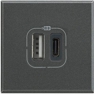 Legrand HS4287C2 USB-Steckdose - Anthrazit Legrand HS4287C2 USB-Steckdose - Anthrazit