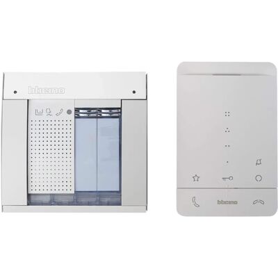 Legrand SFERA 2-Draht Audio-Türsprech-Set - Weiß - Türsprechanlage Legrand SFERA 2-Draht Audio-Türsprech-Set - Weiß - Türsprechanlage