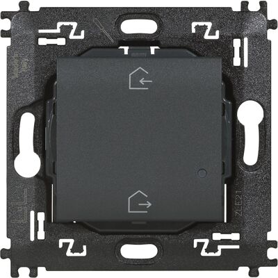 Interrupteur lumineux sans fil Bticino L4570CW - Antracita Interrupteur lumineux sans fil Bticino L4570CW - Antracita