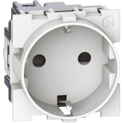 Prise Bticino KW4141 Blanc 2 Modules - Prise électrique - Publicité Prise Bticino KW4141 Blanc 2 Modules - Prise électrique - Publicité