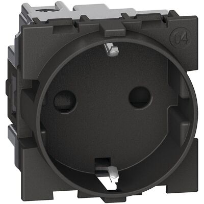BTicino KG4141 Prise - 2P+T, 16A, 250V, Noir BTicino KG4141 Prise - 2P+T, 16A, 250V, Noir