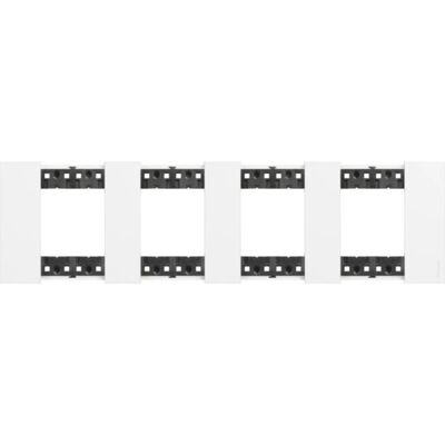 Legrand KA4802M4KW Wandplatte - 2+2+2+2 Module Legrand KA4802M4KW Wandplatte - 2+2+2+2 Module