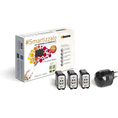 Bticino KIT SKG3602KIT Anthracite - Kit Domotique - Publicité Bticino KIT SKG3602KIT Anthracite - Kit Domotique - Publicité