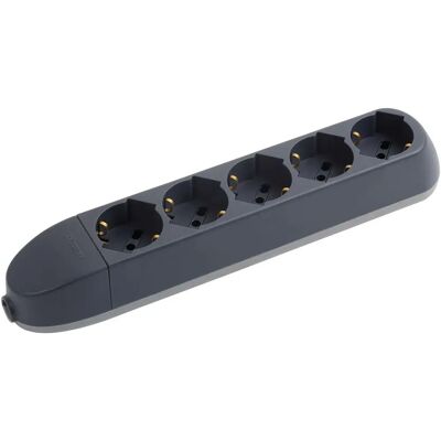 BTicino Poker 5P - Grijs - Zonder kabel - Power strip BTicino Poker 5P - Grijs - Zonder kabel - Power strip