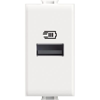 Prise USB BTicino TIPO A 15W 230V - Prise électrique Prise USB BTicino TIPO A 15W 230V - Prise électrique