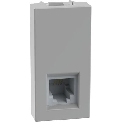 BTicino Model JG4258RJ11 - Złącze Danych/Telefoniczne, Szare BTicino Model JG4258RJ11 - Złącze Danych/Telefoniczne, Szare