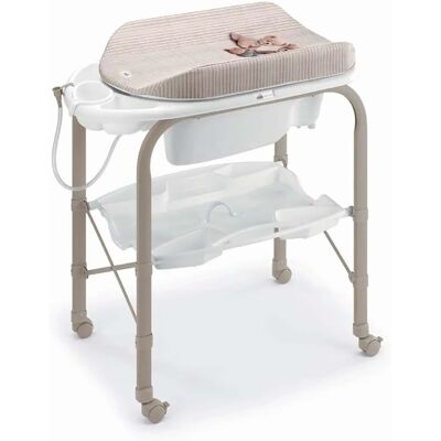 Babybadewanne mit Wickeltisch - Kompaktes italienisches Design Babybadewanne mit Wickeltisch - Kompaktes italienisches Design