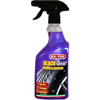 MA-FRA Black 3 Plus Rénovateur de Pneus - Protection des Pneus - Publicité MA-FRA Black 3 Plus Rénovateur de Pneus - Protection des Pneus - Publicité