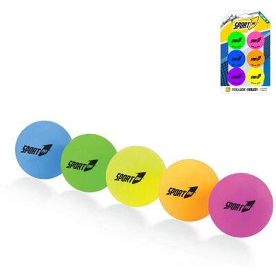 Sport One - Palline Ping Pong Pz6 Colorate - Giocattolo Attivo/Abilità Sport One - Palline Ping Pong Pz6 Colorate - Giocattolo Attivo/Abilità