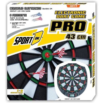 Mandelli 704700066 Dardo elettronico - Display LED, 6 freccette, Dai 5 anni Mandelli 704700066 Dardo elettronico - Display LED, 6 freccette, Dai 5 anni