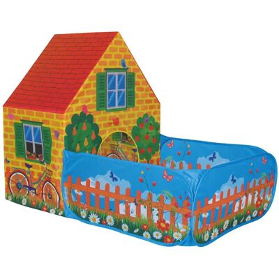 Tente de jardin Mandelli pour enfants - Maison de jeu intérieure/extérieure - Publicité Tente de jardin Mandelli pour enfants - Maison de jeu intérieure/extérieure - Publicité