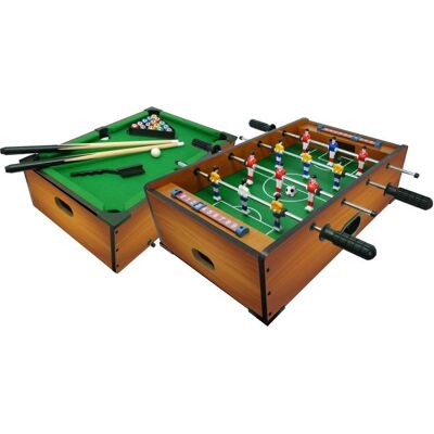 Mandelli Tavolo Calcio e Biliardo - 51x31x15cm Mandelli Tavolo Calcio e Biliardo - 51x31x15cm