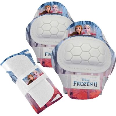 Ensemble de protections pour enfants Frozen de Disney - Coudières, Genouillères et Protège-poignets Ensemble de protections pour enfants Frozen de Disney - Coudières, Genouillères et Protège-poignets