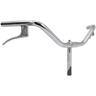 Guidon MVTEK Parma 22,2mm - Guidon, Acier Chromé, 600mm, Leviers de Frein, Installation Facile - Publicité Guidon MVTEK Parma 22,2mm - Guidon, Acier Chromé, 600mm, Leviers de Frein, Installation Facile - Publicité