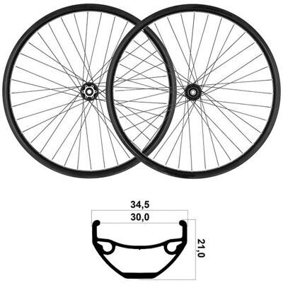 Roue VTT 29x21mm MVTEK - Tubeless, Boost, Disque - Publicité Roue VTT 29x21mm MVTEK - Tubeless, Boost, Disque - Publicité