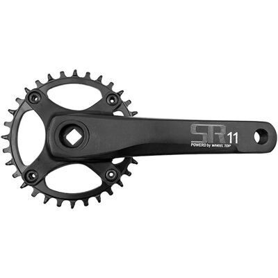 Guarnitura MVTEK 175mm / 32T - Pignone - Nero - Compatibile con 11 velocità Guarnitura MVTEK 175mm / 32T - Pignone - Nero - Compatibile con 11 velocità