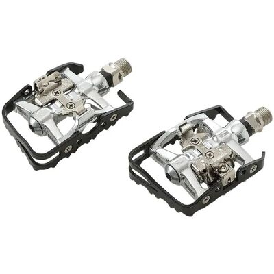 MVTEK Pedaler - Dubbelfunktion - 108x66x28mm - Svart/Silver MVTEK Pedaler - Dubbelfunktion - 108x66x28mm - Svart/Silver
