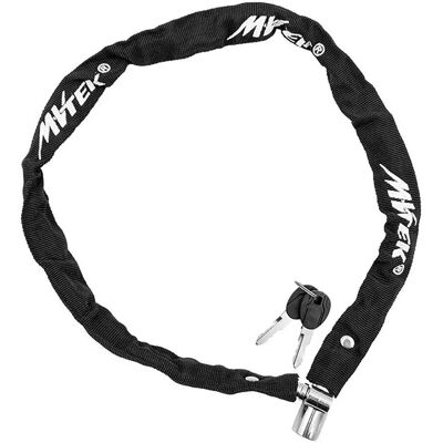 Mvtek - 3.5mm x 1200mm - Noir - Serrure à chaîne - Publicité Mvtek - 3.5mm x 1200mm - Noir - Serrure à chaîne - Publicité