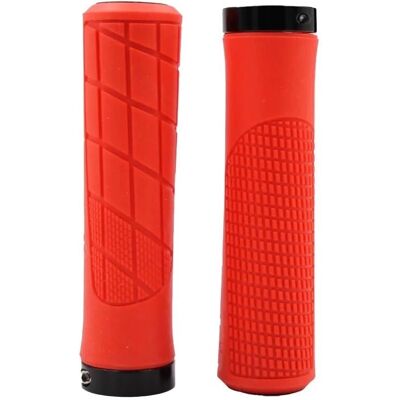 MVTEK Ergonomiska MTB Handtagg - 135x22mm Röd - Handtag MVTEK Ergonomiska MTB Handtagg - 135x22mm Röd - Handtag