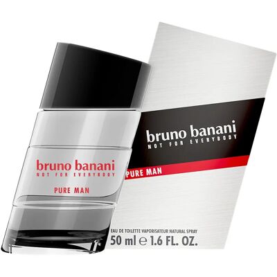 Bruno Banani Pure Man Eau De Toilette - Legnoso Fresco, 50ml Bruno Banani Pure Man Eau De Toilette - Legnoso Fresco, 50ml