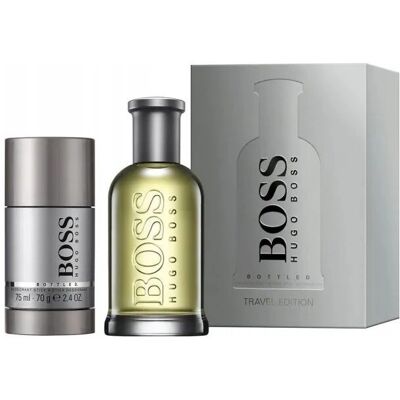 Hugo Boss Boss Bottled - Eau de Toilette 100ml, Déodorant Stick 75ml - Publicité Hugo Boss Boss Bottled - Eau de Toilette 100ml, Déodorant Stick 75ml - Publicité
