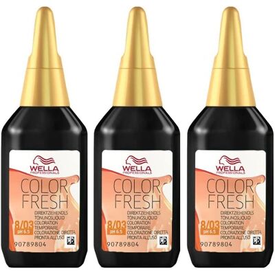 Wella Ljus Blond/Naturligt Guld Hår Toner - Semi-permanent - 75ml Wella Ljus Blond/Naturligt Guld Hår Toner - Semi-permanent - 75ml