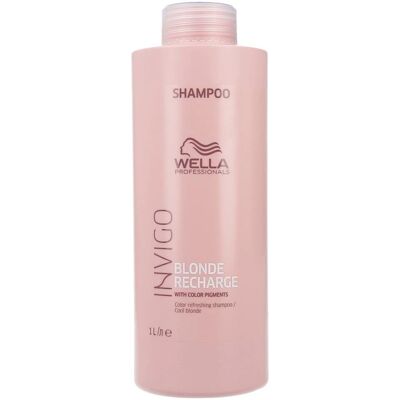 Wella Invigo Blonde Recharge Cool Blonde Shampoo 1000ml Wella Invigo Blonde Recharge Cool Blonde Shampoo 1000ml