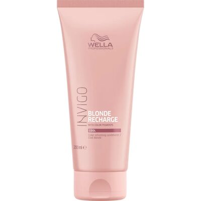 Acondicionador Invigo Blonde Recharge Cool Wella para Cabello Teñido - Cuidado Capilar Acondicionador Invigo Blonde Recharge Cool Wella para Cabello Teñido - Cuidado Capilar