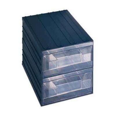 Terry 1000024 - Schreibtisch-Organizer mit 2 Schubladen - Grau Terry 1000024 - Schreibtisch-Organizer mit 2 Schubladen - Grau