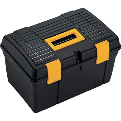Scatola degli attrezzi Terry 1622 - Plastica, nero e giallo Scatola degli attrezzi Terry 1622 - Plastica, nero e giallo