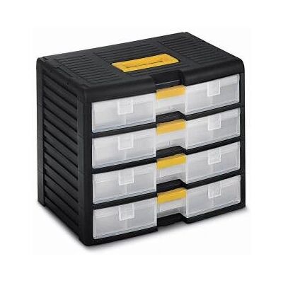 Terry 43002 Schreibtisch Schubladen Organizer - Kunststoff, Schwarz, Gelb Terry 43002 Schreibtisch Schubladen Organizer - Kunststoff, Schwarz, Gelb