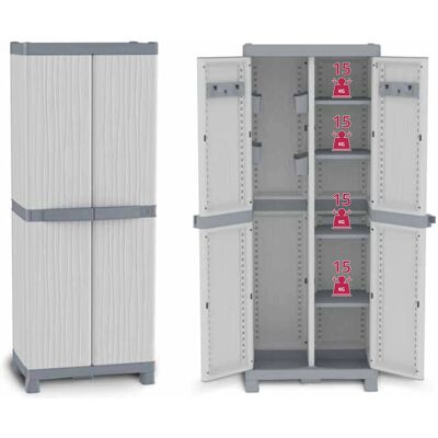 Armadio da garage Wave Base 3700 Terry - Grigio Armadio da garage Wave Base 3700 Terry - Grigio