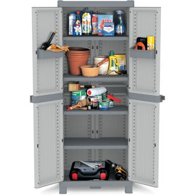 Armadio da garage Terry - Resistente alle intemperie, Mensole regolabili Armadio da garage Terry - Resistente alle intemperie, Mensole regolabili