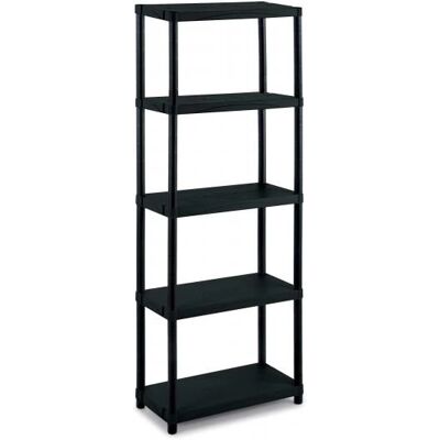Terry 3060/5 Czarny Regał z Rurą - Regał Terry 3060/5 Czarny Regał z Rurą - Regał