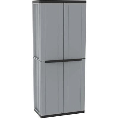 Szafka magazynowa Terry Store-Age JLine 368 - Resina z tworzywa sztucznego szaro czarna/ szara Szafka magazynowa Terry Store-Age JLine 368 - Resina z tworzywa sztucznego szaro czarna/ szara