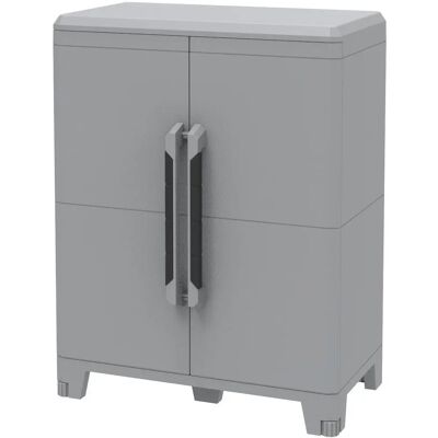 Szafka na zewnątrz Terry - Szara - 78x43,6x101,6 cm Szafka na zewnątrz Terry - Szara - 78x43,6x101,6 cm