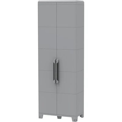 TERRY Armario modular gris con 2 puertas - Armario TERRY Armario modular gris con 2 puertas - Armario